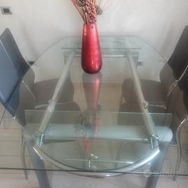 tavolo vetro temperato 