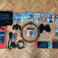 Nintendo Switch + 8 giochi e accessori