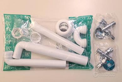 Kit Scarico Lavabo + Rubinetti Sottolavabo (Nuovi)