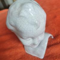 Busto bambino ceramica crackle C.A.C.F.