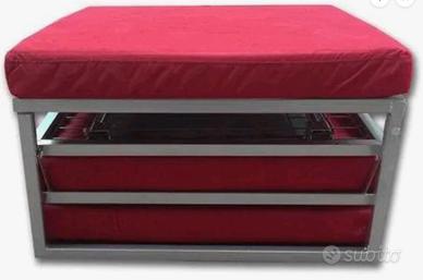 pouf letto pieghevole