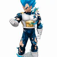 figure vegeta super saiyan blu battle damaged 