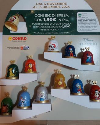  campanelle disney conad lotto di 3 set 
