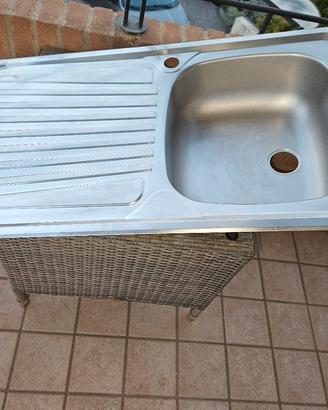 Lavabo inox cucina 86x50