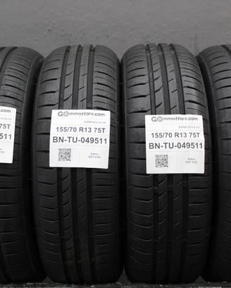 4 Pneumatici 155/70 R13 trazano Zuper Eco Z - 107
