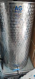 Contenitore Garofoli, 200 litri, in acciaio inox