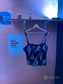 Top da donna con brillatini