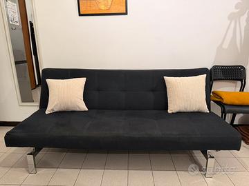 Divano letto blu