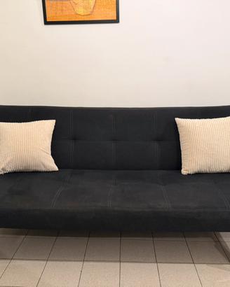 Divano letto blu