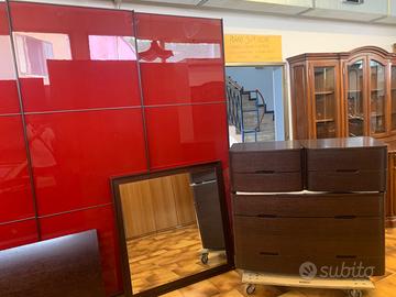camera completa moderna  wenge'  porte rosse