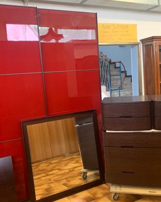 camera completa moderna  wenge'  porte rosse