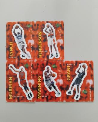 Adesivi vintage Upper Deck NBA 1996
