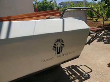 Barca in vetro resina