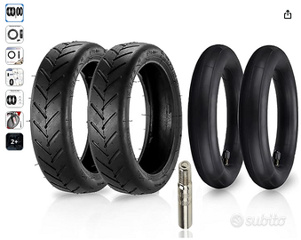 Gomme Monopattino Elettrico 8.5 pollici