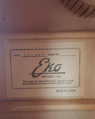 Chitarra Acustica elettrificata Eko