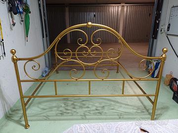 letto in ottone
