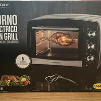 Forno elettrico con spiedo girevole