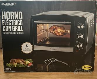 Forno elettrico con spiedo girevole