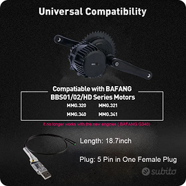 Cavo di programmazione USB eBike per Bafang BBS01