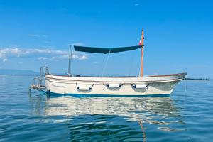 Gozzo in vetroresina 80hp 7 metri