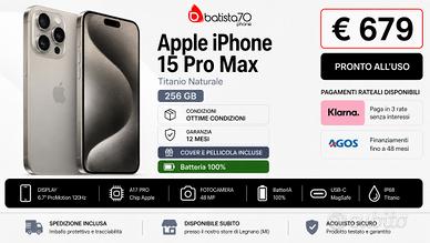 Apple iPhone 15 Pro Max Titanio Naturale 256 G