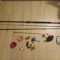 canna da feeder + mulinello + accessori