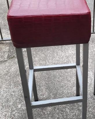 Sgabello quadrato per bar o cucina