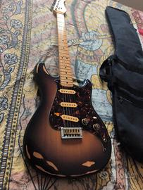 chitarra elettrica cimar strato anni 80 japan