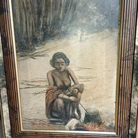 QUADRO DONNA AFRICANA di G. Pontormo