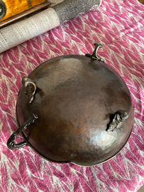 Centrotavola ebrocca in rame