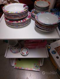set piatti tazze tovagliette Winx