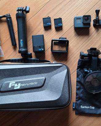 Gopro hero 5 black + Feiyutech G6 + accessori