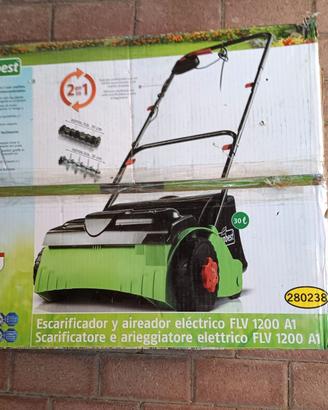Scarificatore elettrico arieggiatore prato