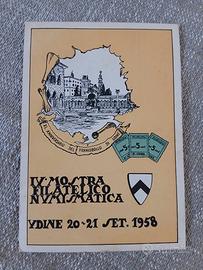Cartolina Mostra filatelica 1958