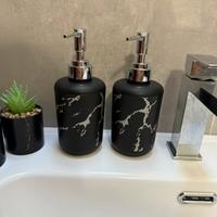 Dispenser sapone neri 2pz