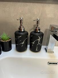 Dispenser sapone neri 2pz