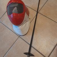 Maschera scherma + spada