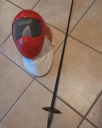 Maschera scherma + spada