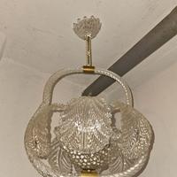 Lampadario di Murano anni 30 completo