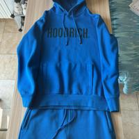 Hoodrich tuta completa blu con scritta nera