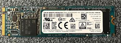 SSD Toshiba XG5 256GB NVMe  M.2 PCIe