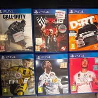 🎮 Lotto 6 giochi PS4 – Perfettamente funzionanti!