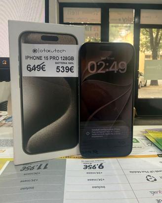 IPHONE 15 PRO 128GB SUPER PROMO