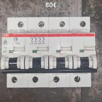 magnetotermico differenziale trifase 4 poli