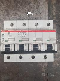 magnetotermico differenziale trifase 4 poli