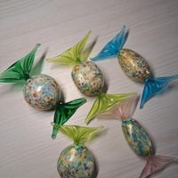 set artigianale vetro di murano 