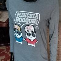 T-shirt Faccine P unisex,L, maniche lunghe,girocol