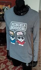 T-shirt Faccine P unisex,L, maniche lunghe,girocol