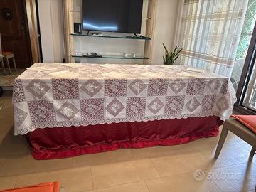 Tovaglia lino e filet