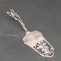 Paletta per dolci vintage in argento 800